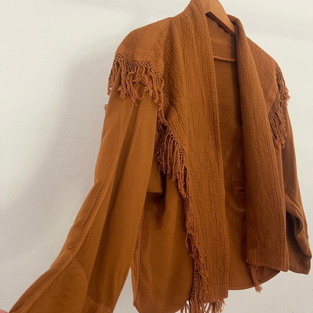 Tienda Ho western fringe jacket cardigan
